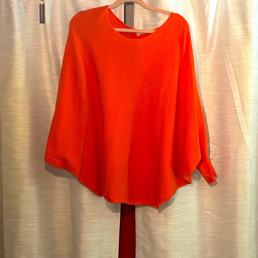 Vivid Orange Carole Christian Sweater